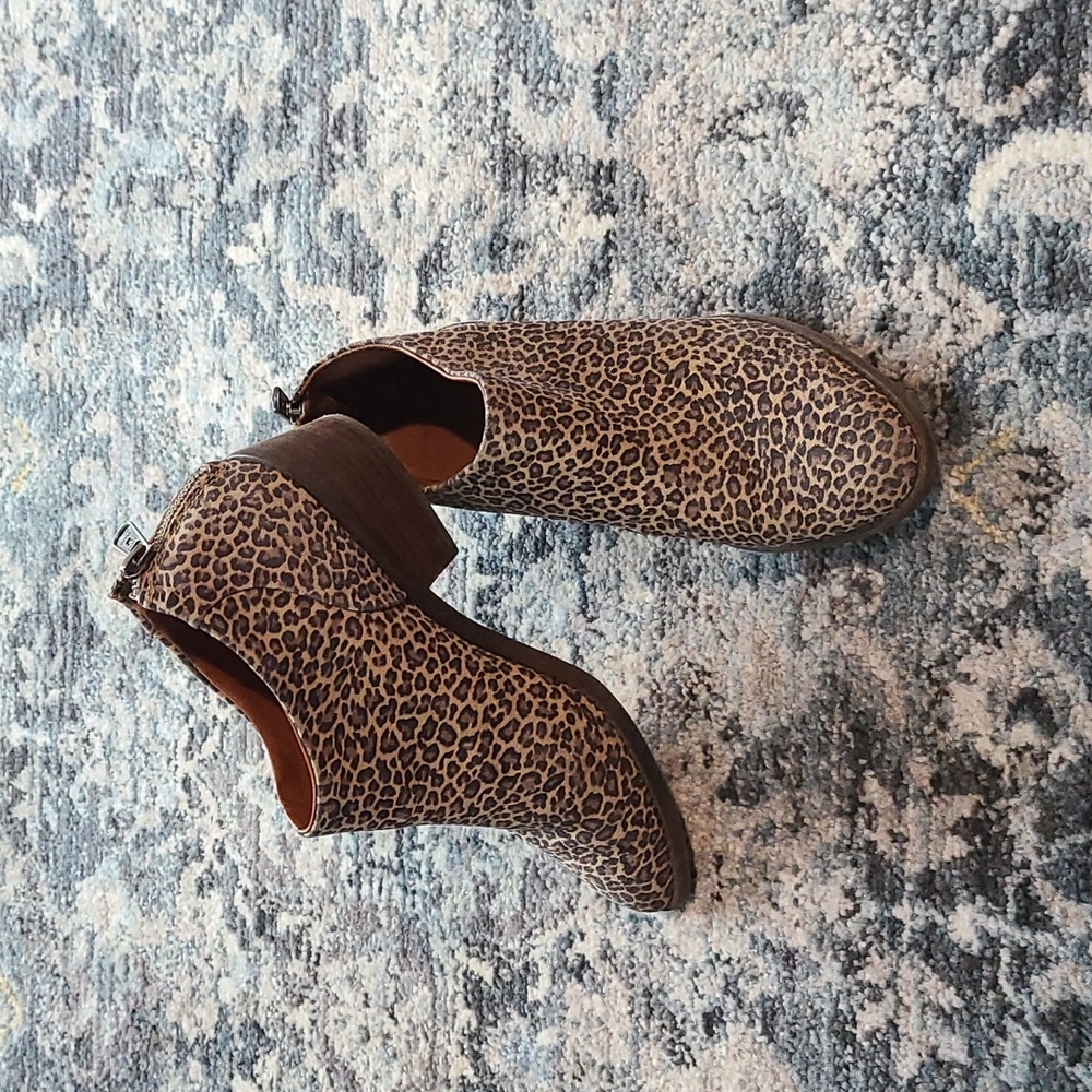 Lucky Brand Leopard Booties